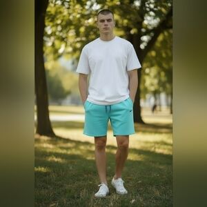 Nike Sky Blue Athletic Shorts